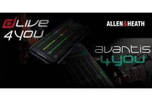 Allen & Heath - 4You är nu tillgänglig för dLive och Avantis