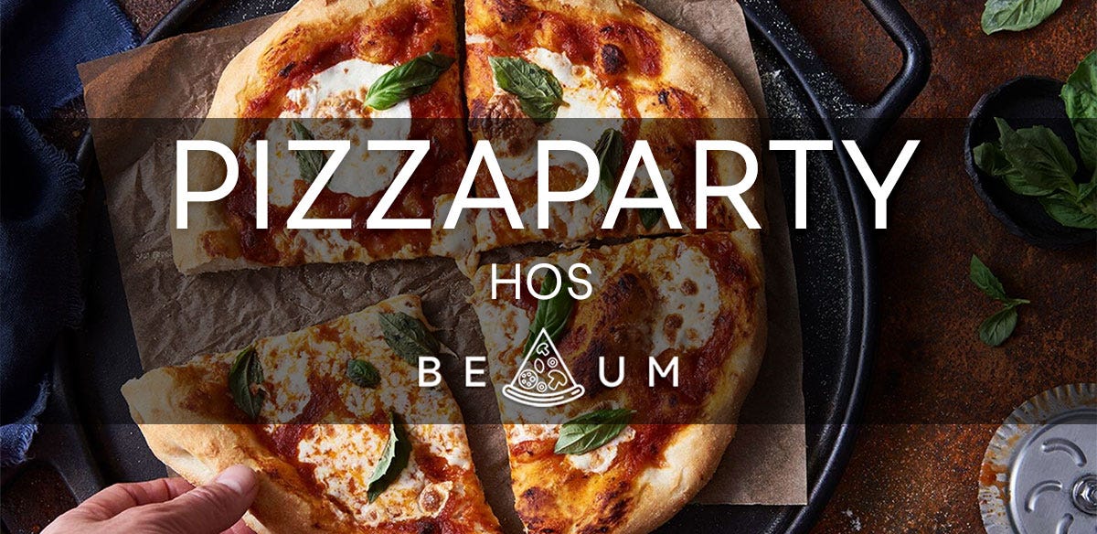 Pizzaparty hos Benum 23 maj